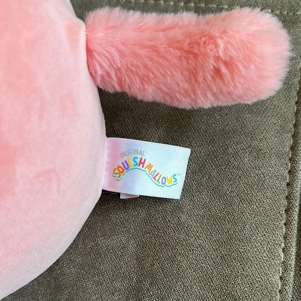 Squishmallows Pink and Orange Plush Bag